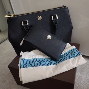 Tory Burch Robinson Purse and Wallet Bundle